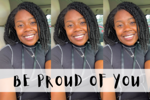 proud of yourself