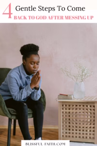steps to come back to God