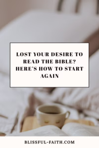 learning to read the Bible again